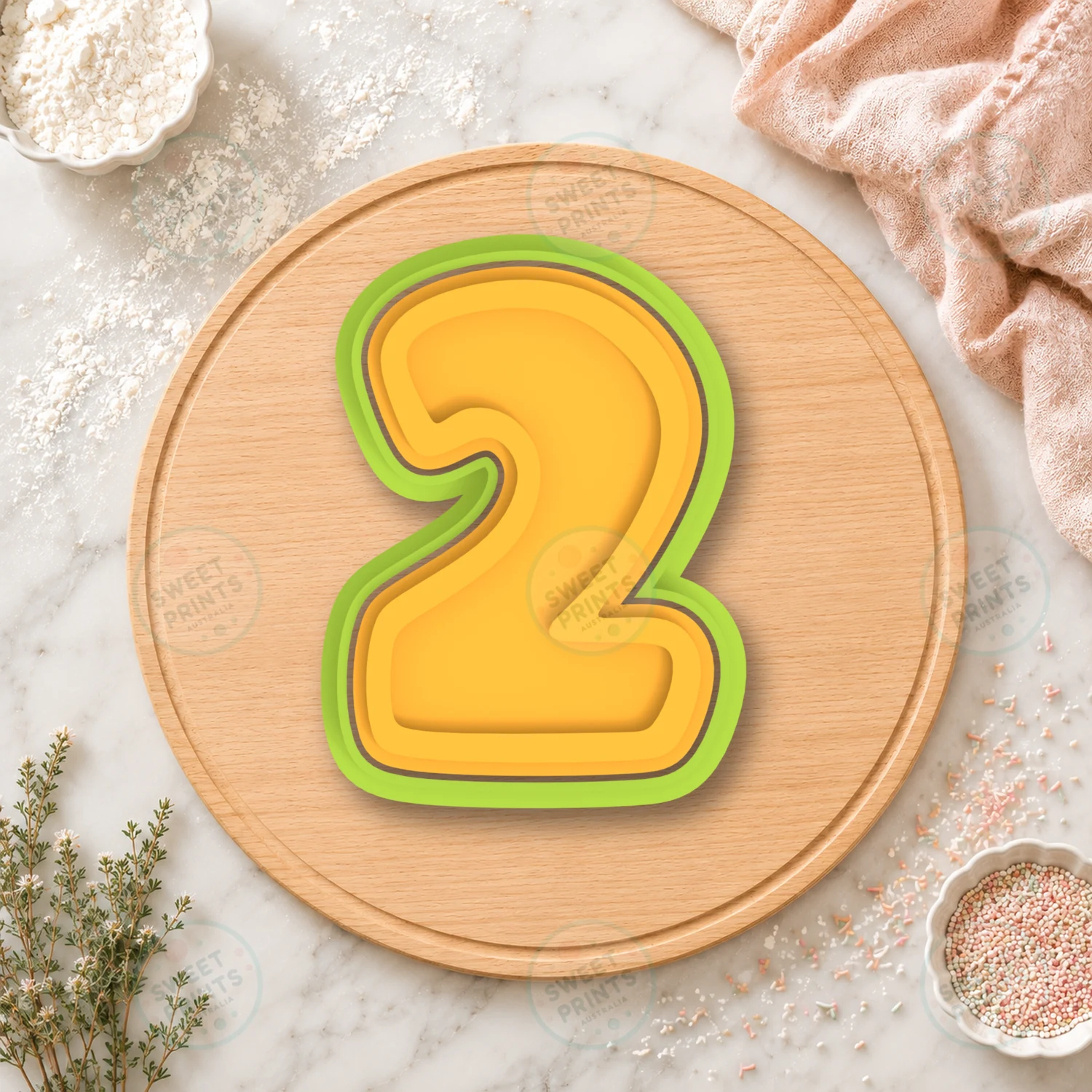 Number 11 Cookie Cutter & Stamp cookie cutter