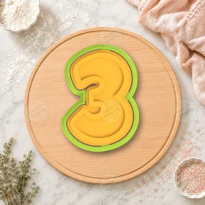 Number 12 Cookie Cutter & Stamp