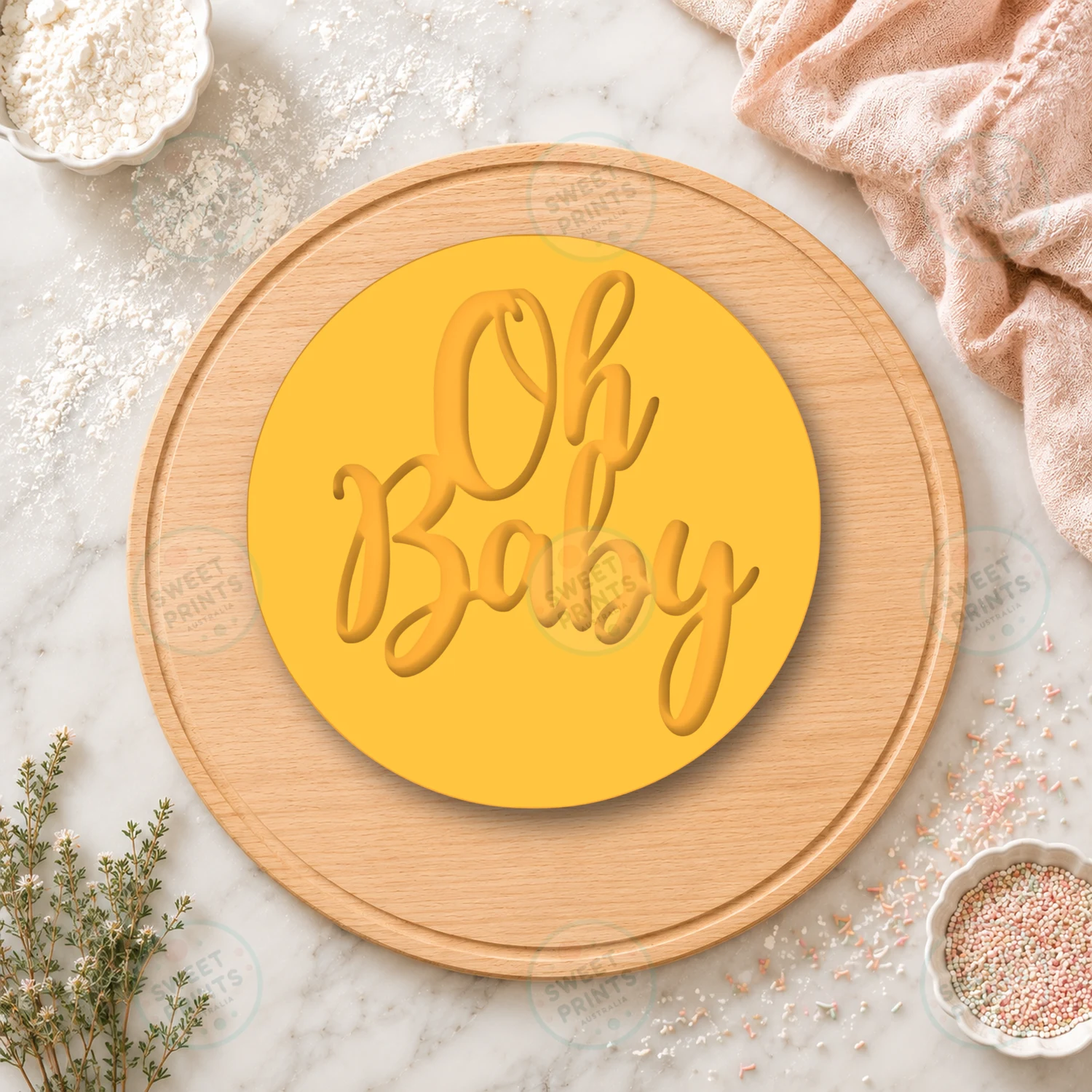 Oh Baby Deboser 6cm Cookie Stamp cookie cutter