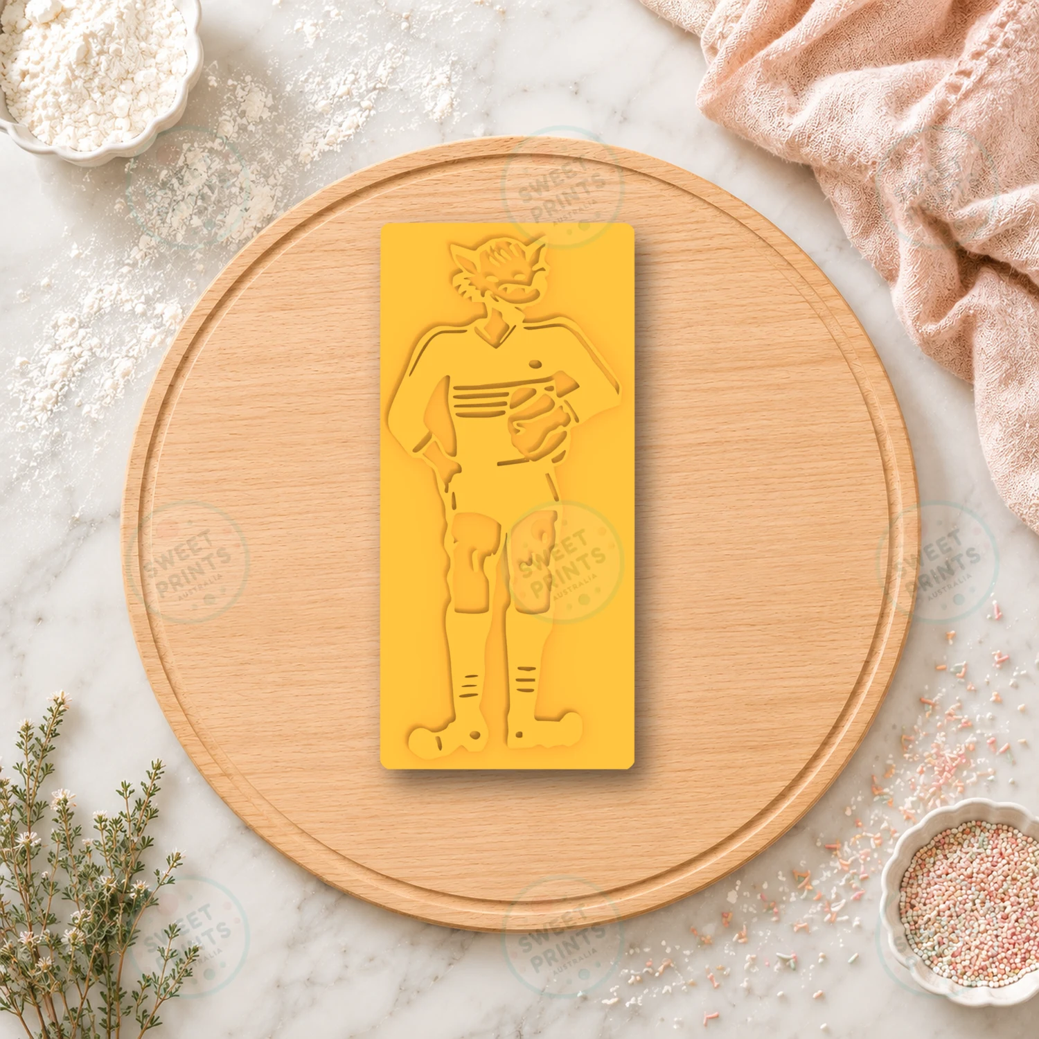 Spa Text Logo Cookie Stamp cookie cutter