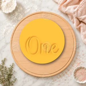 Number One 4Cm Cookie Stamp
