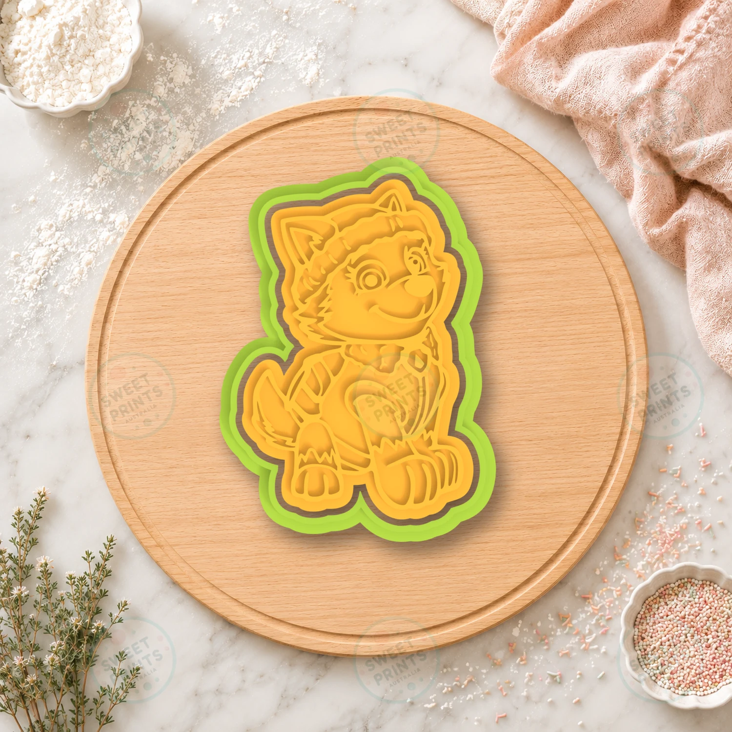 Paw Patrol Badge 2 Cookie Cutter & Stamp cookie cutter