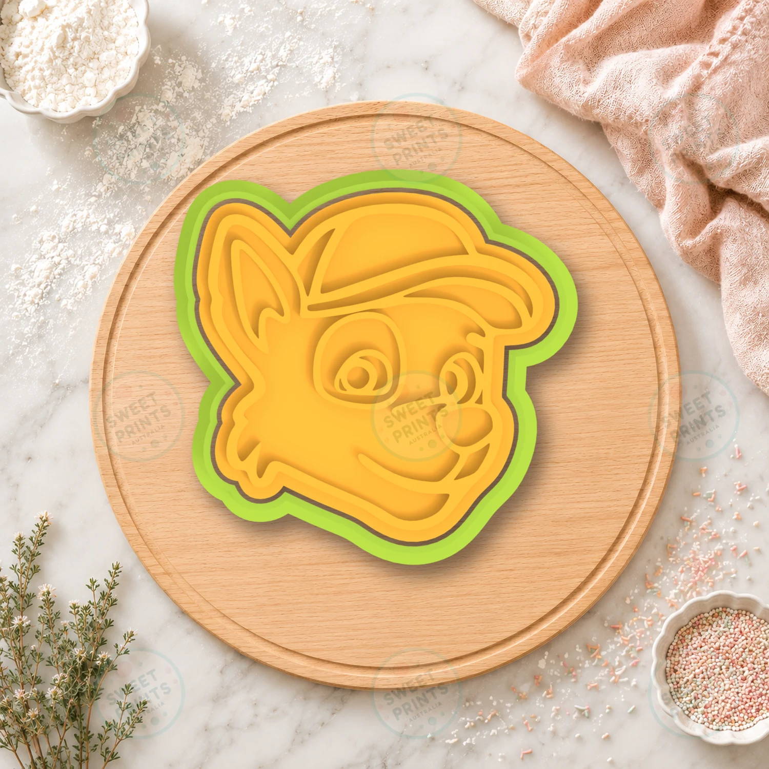 Rocky Cookie Cutter & Stamp cookie cutter