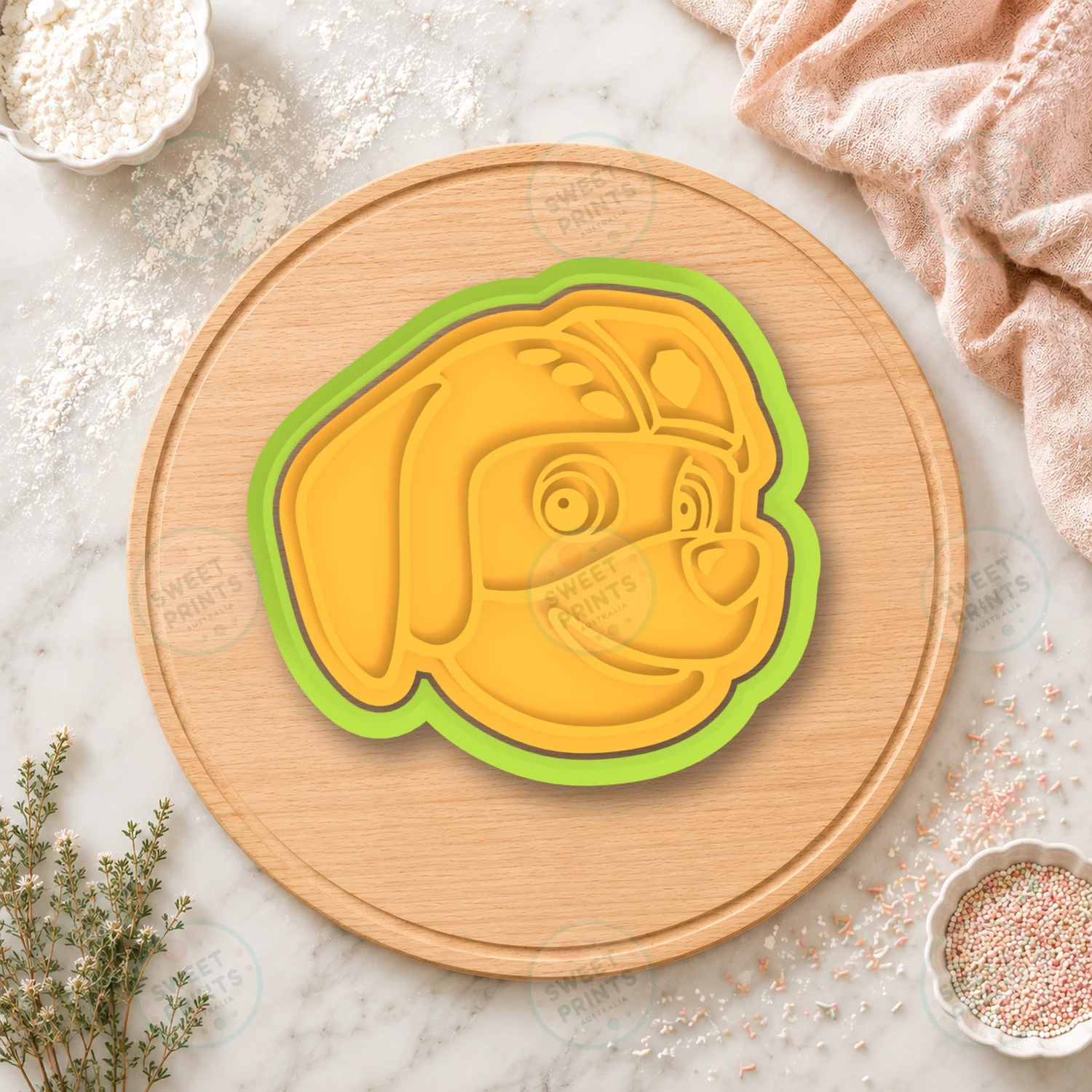 Zuma Cookie Cutter & Stamp cookie cutter