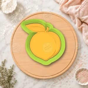 Peach Cookie Cutter & Stamp