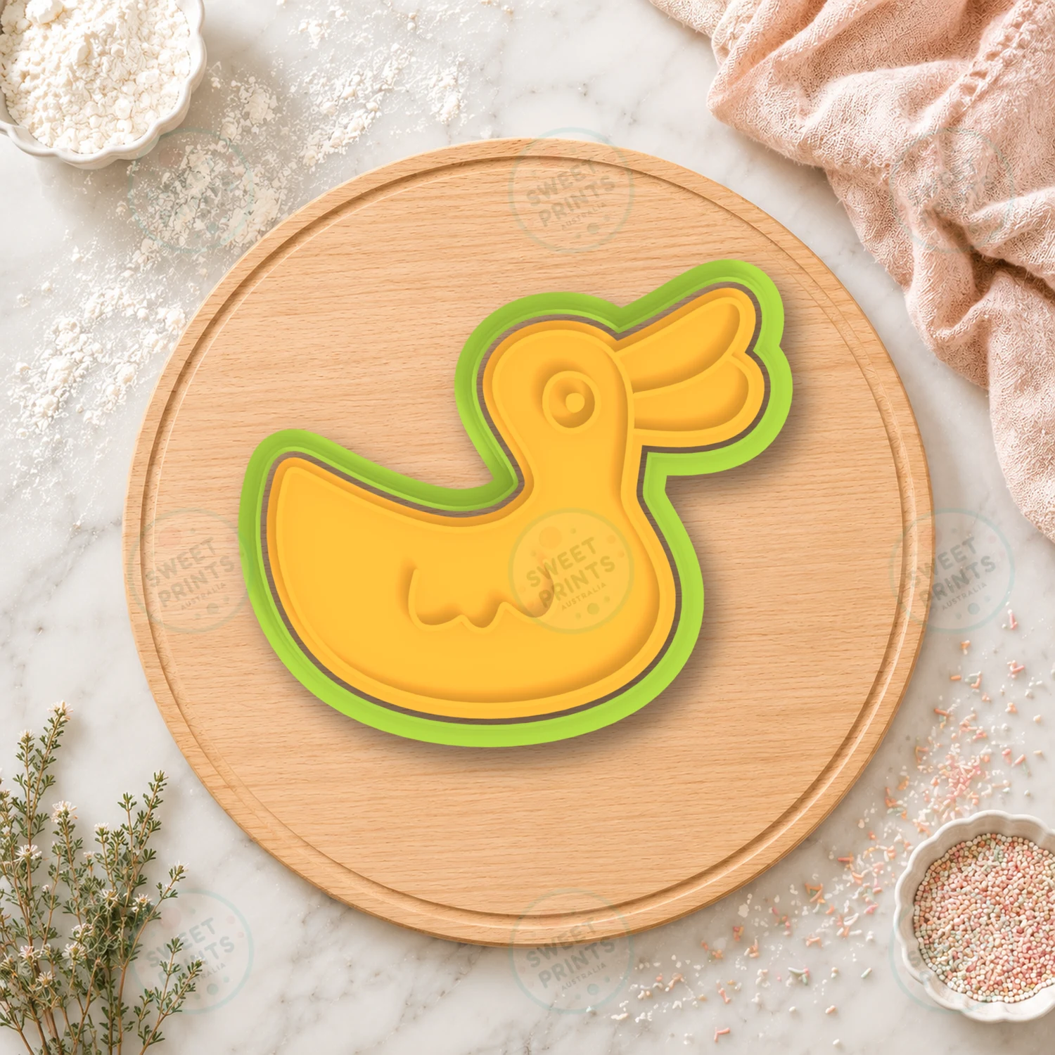 Rubber Duck Cookie Cutter & Stamp cookie cutter