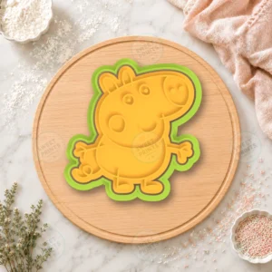 Grandpa Pig Full Body Cookie Cutter & Stamp