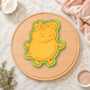 Daddy Pig Full Body Cookie Cutter & Stamp