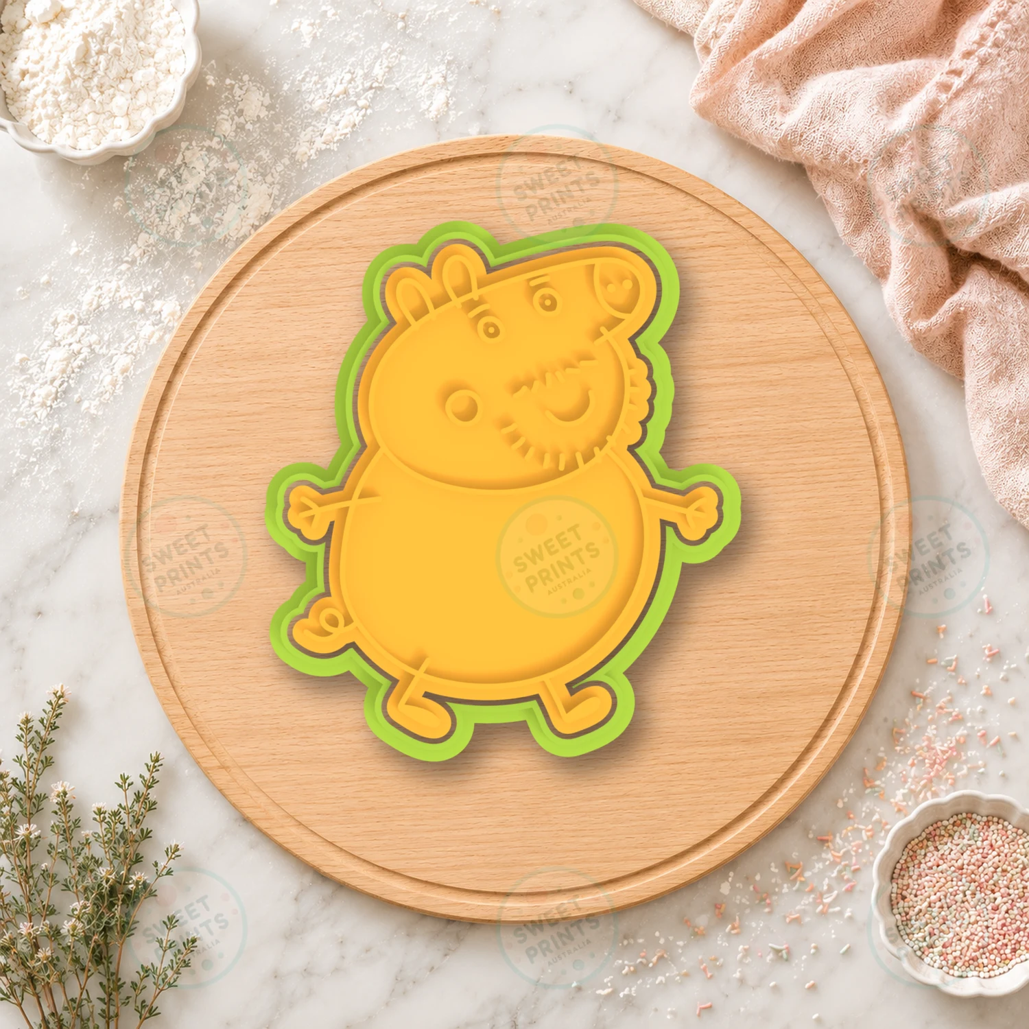 Elephant Friend Cookie Cutter & Stamp cookie cutter