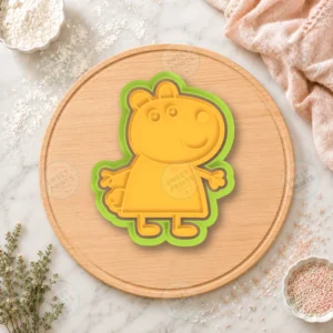Peppa Pig (Waving) Cookie Cutter & Stamp