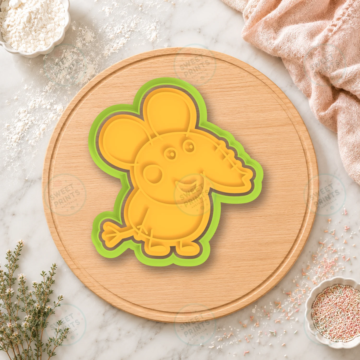 Rabbit Character 2 Cookie Cutter & Stamp cookie cutter