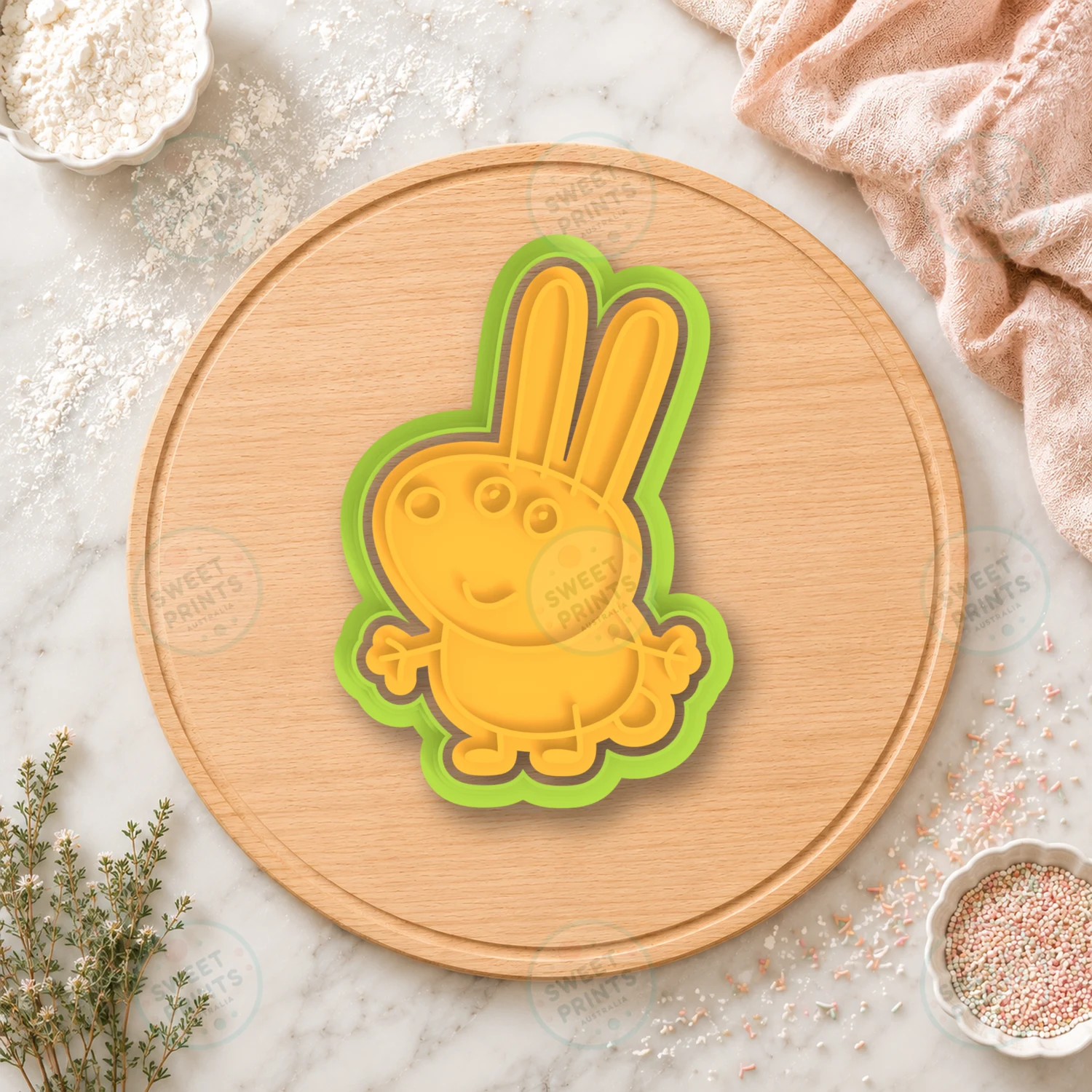 Sheep Character Cookie Cutter & Stamp cookie cutter