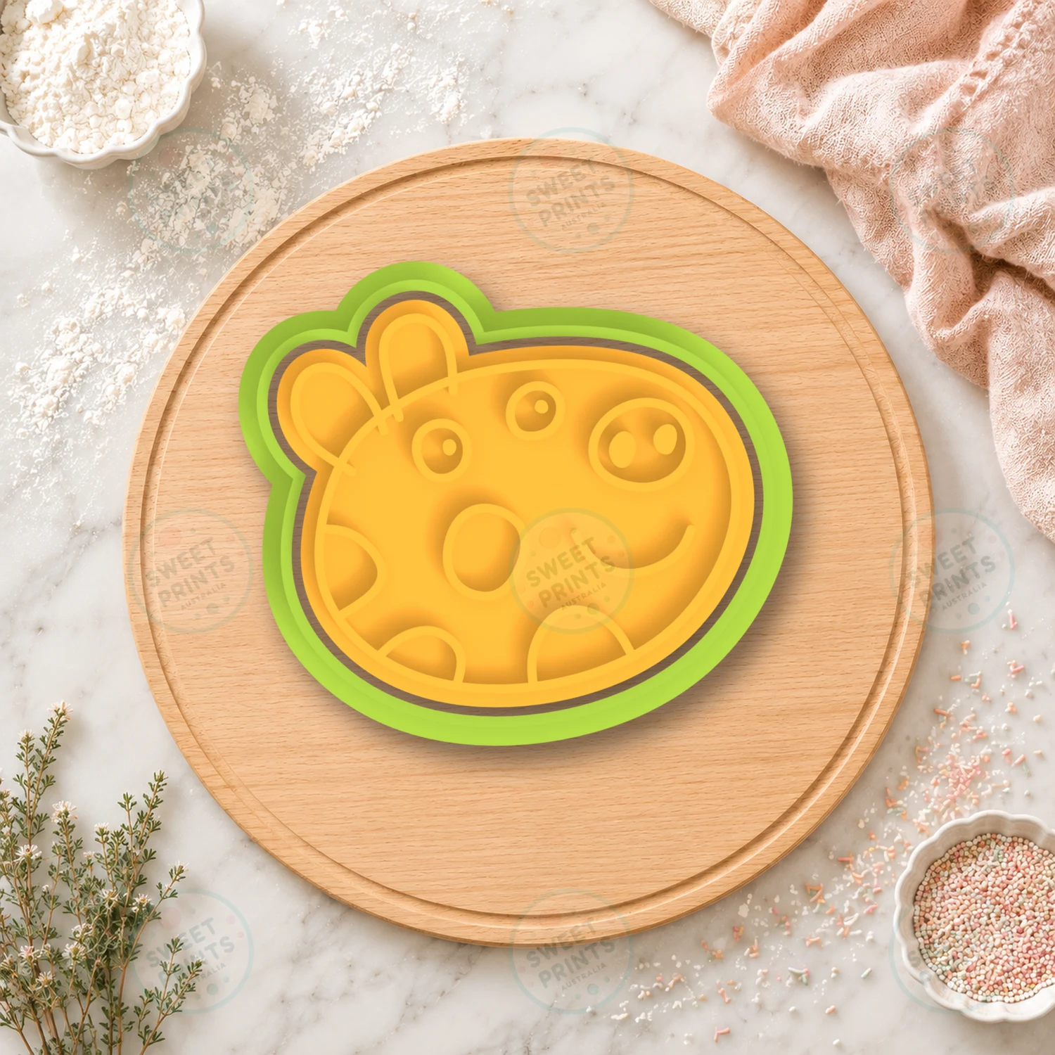 Sheep Face 4 Cookie Cutter & Stamp cookie cutter
