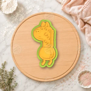 Giraffe Character Cookie Cutter & Stamp