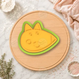 Fox Face 2 Cookie Cutter & Stamp