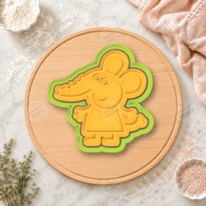 Peppa Pig 3 Cookie Cutter & Stamp