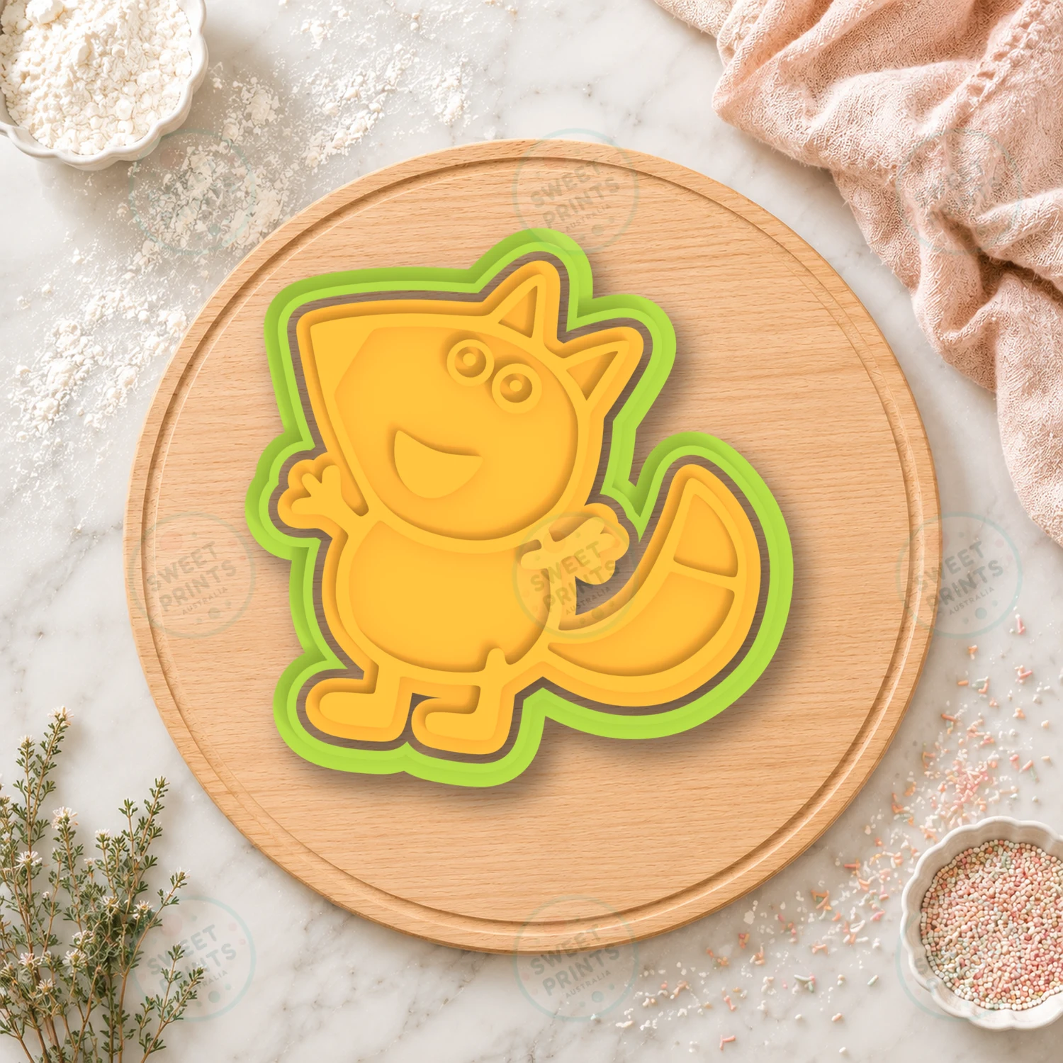 Peppa Pig House 1 Cookie Cutter & Stamp cookie cutter