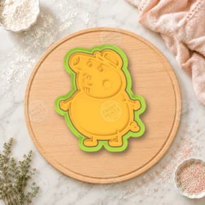 Grandpa Pig 2 Cookie Cutter & Stamp