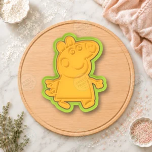 Postman Pig Cookie Cutter & Stamp