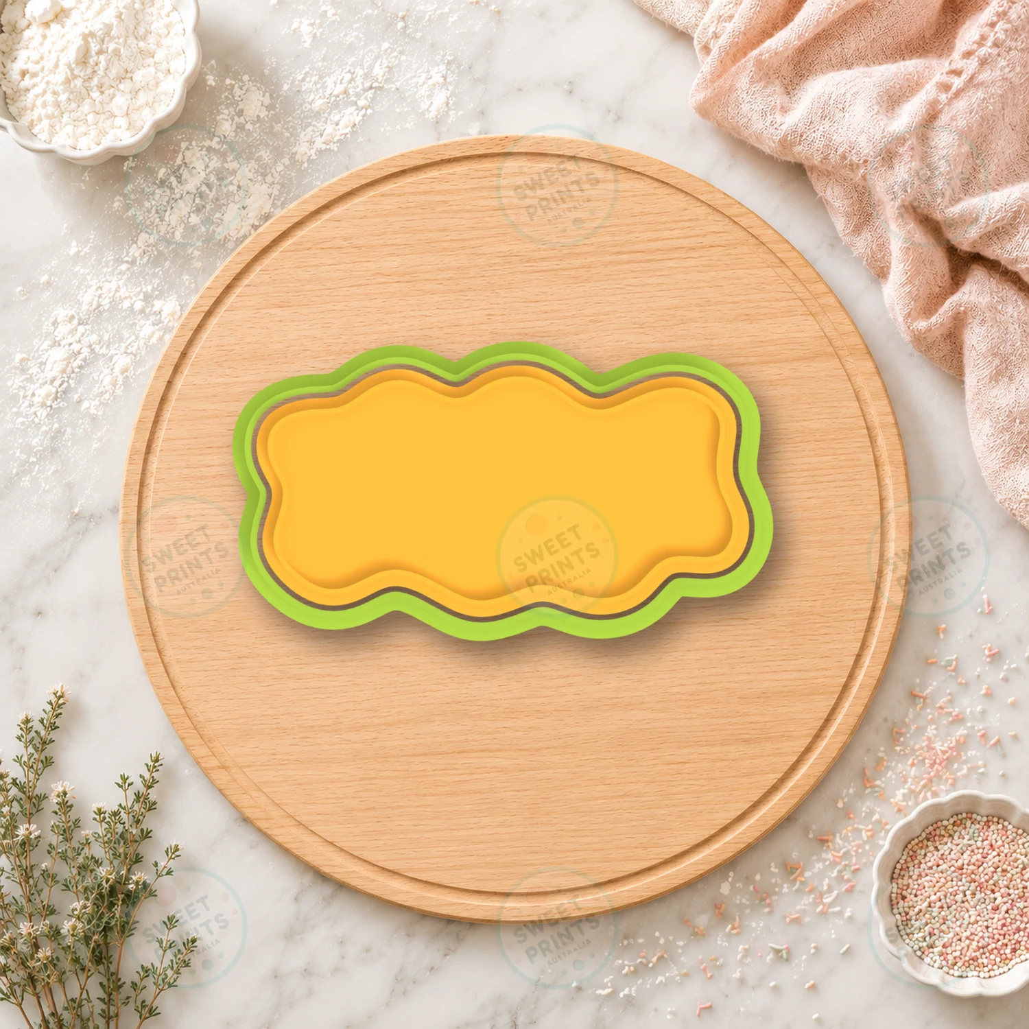 Pig With Cap And Glasses 2 Cookie Cutter & Stamp cookie cutter
