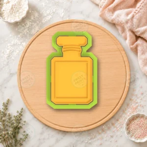 Perfume Bottle Cookie Cutter & Stamp