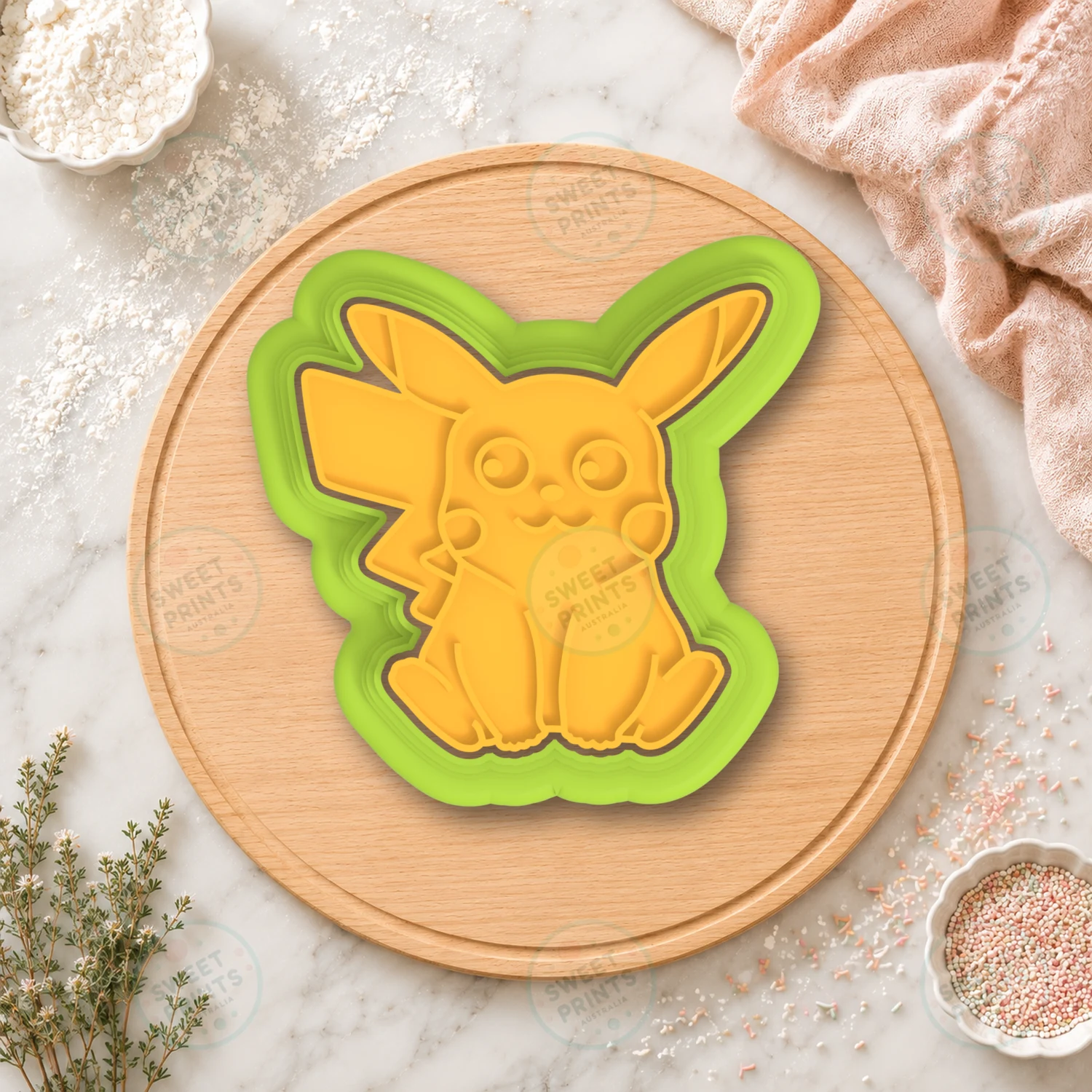 Pikachu 1 Cookie Cutter & Stamp cookie cutter