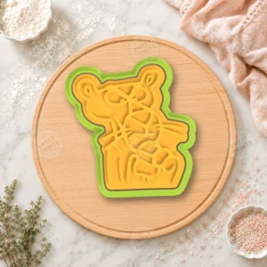 Pink Panther Sneaking Cookie Cutter & Stamp