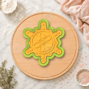 Ship Wheel Cookie Cutter & Stamp