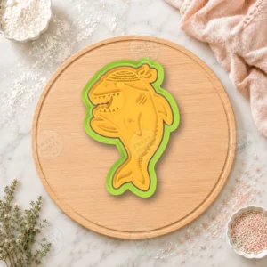 Pirate Shark Cookie Cutter & Stamp