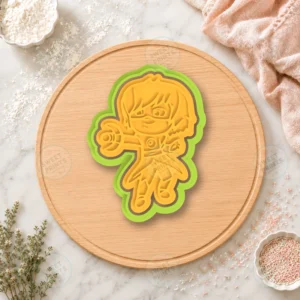 Luna Girl Cookie Cutter & Stamp