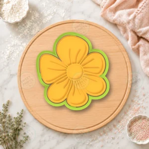 Five-Petal Flower Cookie Cutter & Stamp