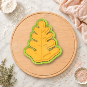 Oak Leaf Cookie Cutter & Stamp