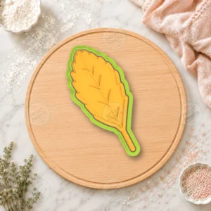 Serrated Leaf Cookie Cutter & Stamp