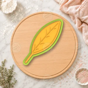Pointed Leaf Cookie Cutter & Stamp
