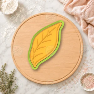 Long Leaf Cookie Cutter & Stamp