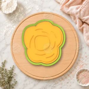 Rose Flower 1 Cookie Cutter & Stamp