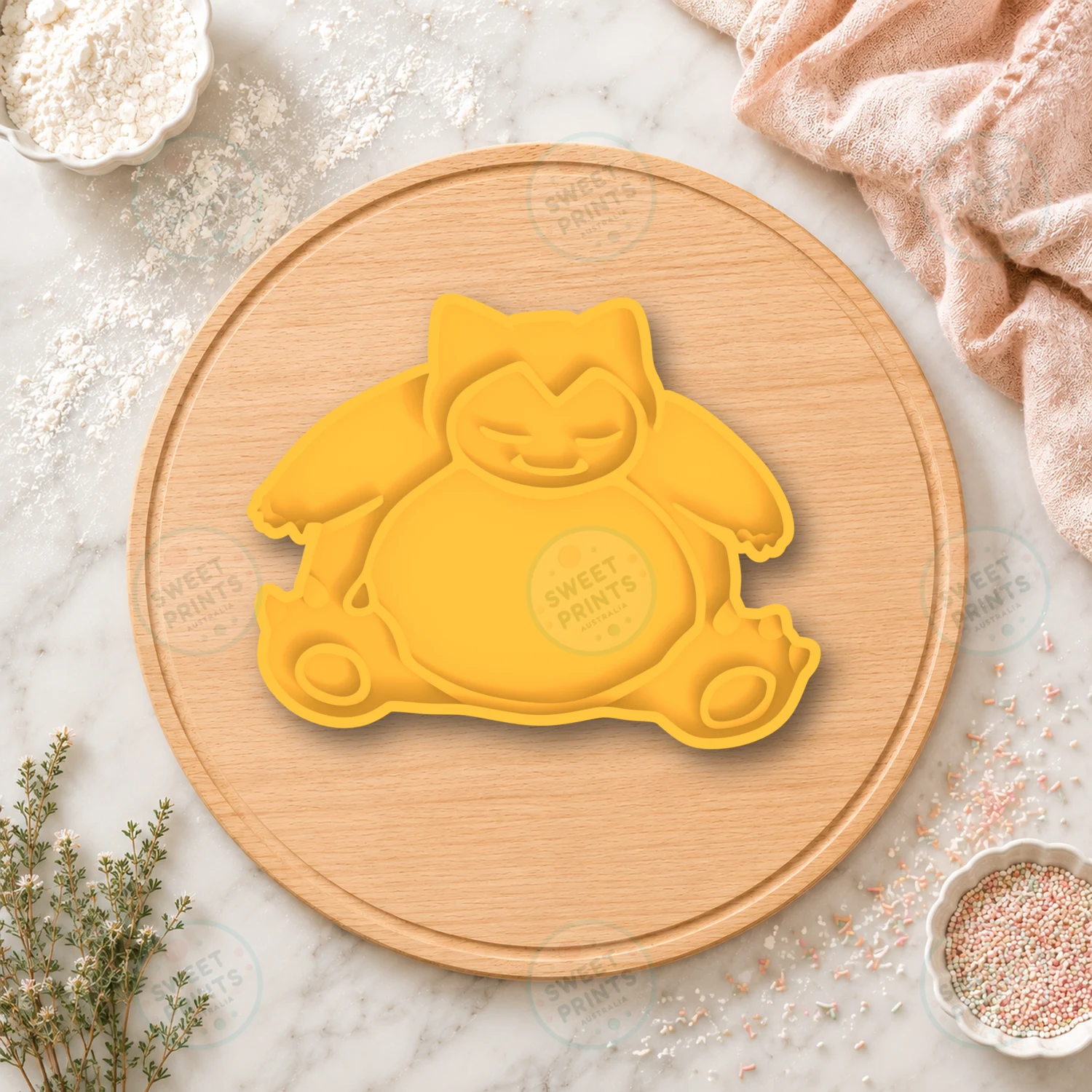 Meowth Cookie Stamp cookie cutter