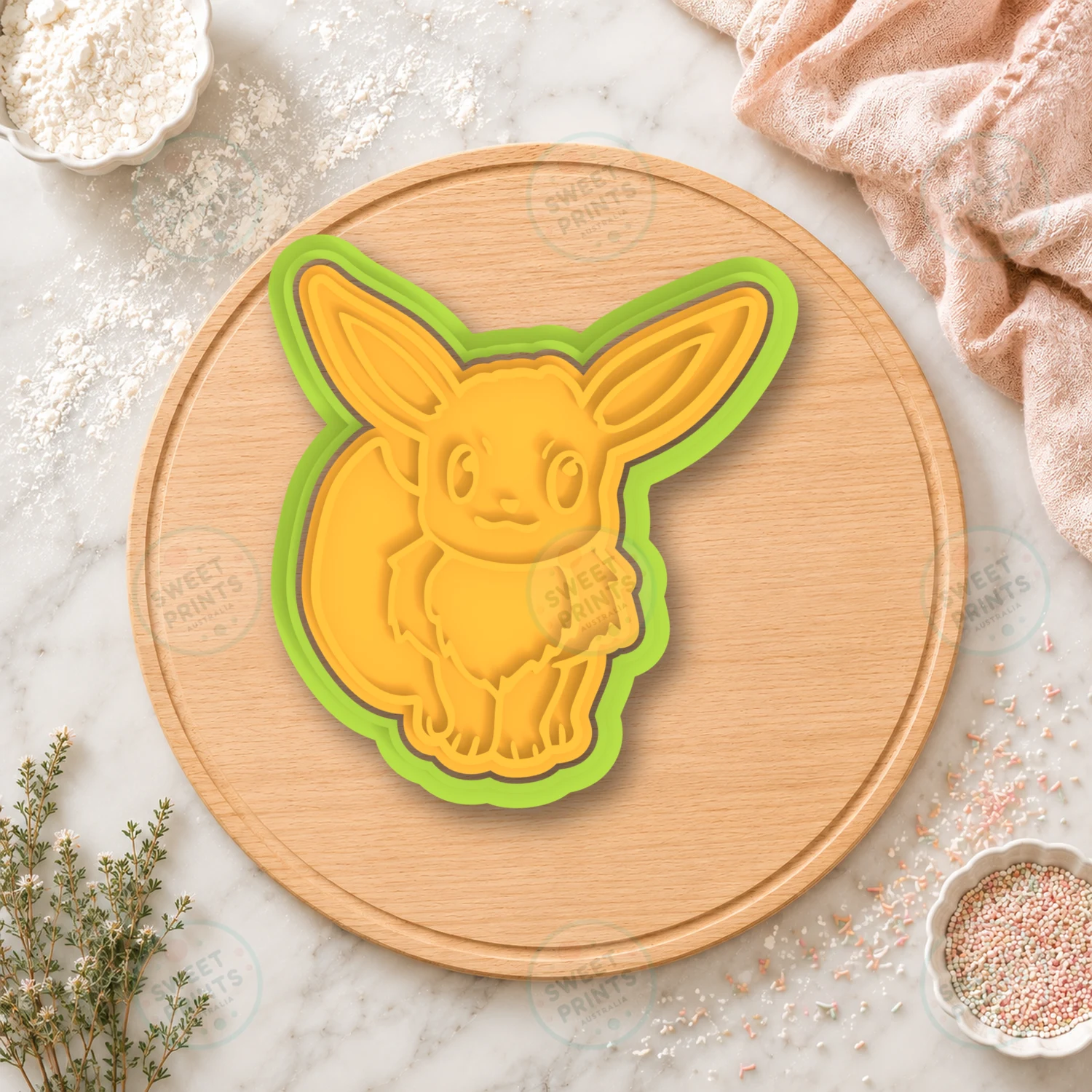 Eevee Cookie Cutter & Stamp cookie cutter