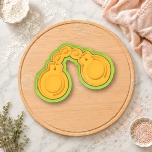 Handcuffs Cookie Cutter & Stamp