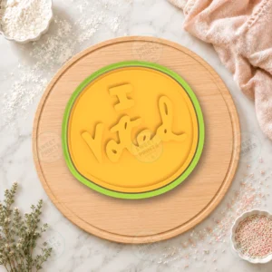 I Voted Sticker Cookie Cutter & Stamp