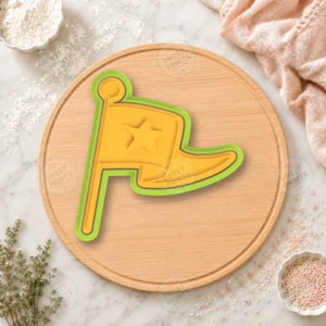 Star Flag Pennant Cookie Cutter & Stamp