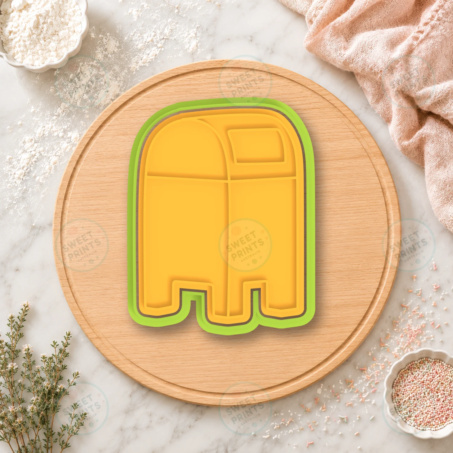 Post Box Cookie Cutter & Stamp cookie cutter