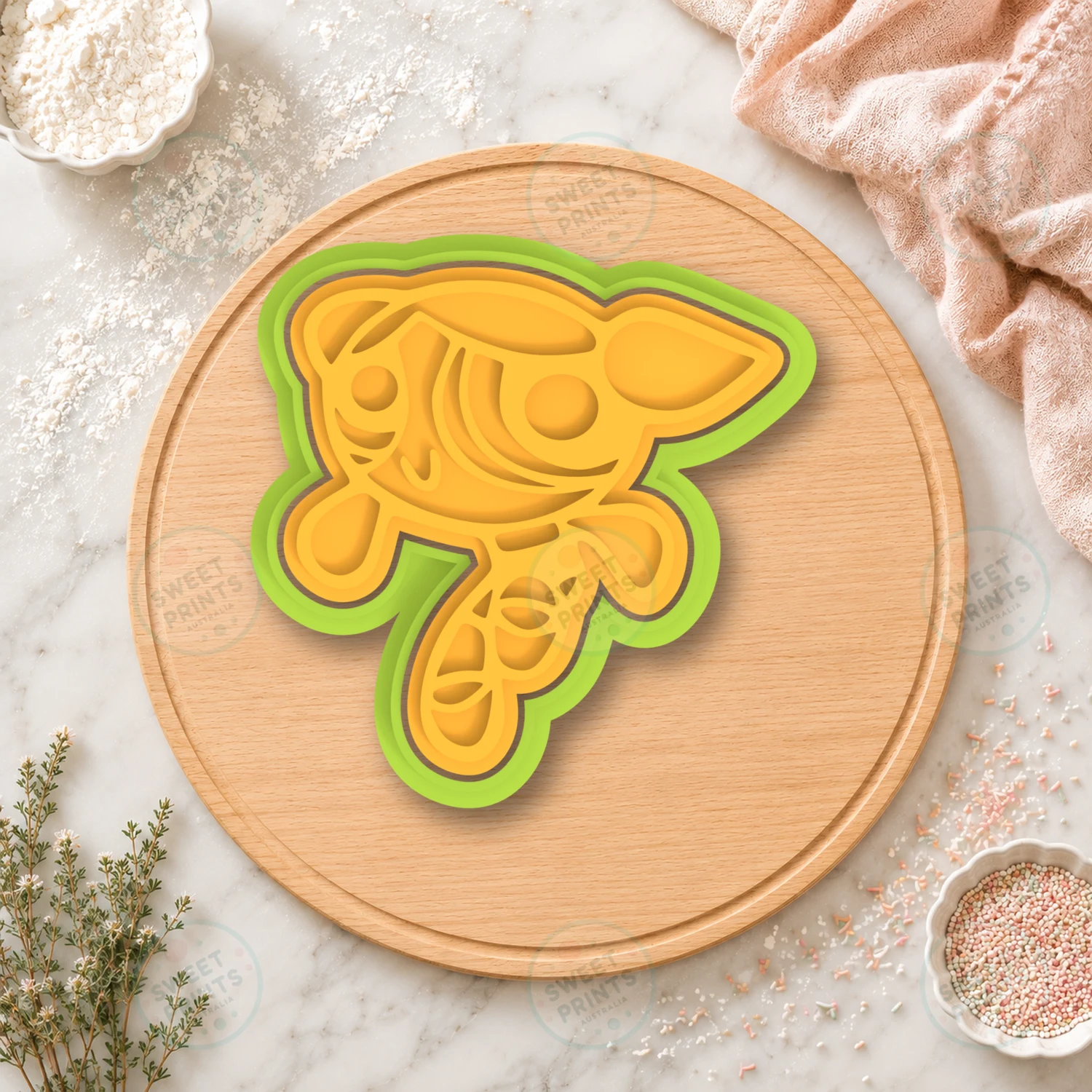 Powerpuff Girl Character Cookie Cutter & Stamp cookie cutter