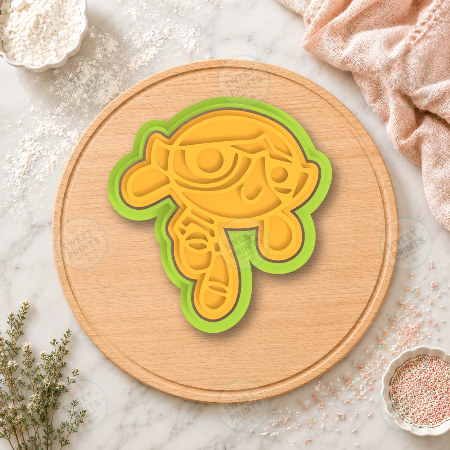 Powerpuff Girl Character 2 Cookie Cutter & Stamp cookie cutter