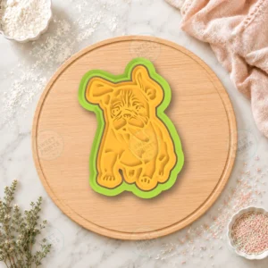 Pug Puppy Portrait Cookie Cutter & Stamp