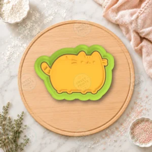 Pusheen Cat Cookie Cutter & Stamp