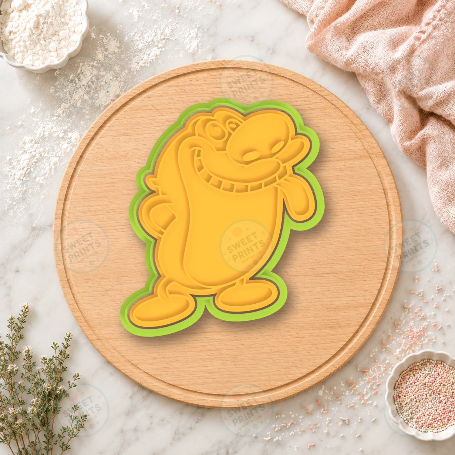 Ren Cookie Cutter & Stamp cookie cutter