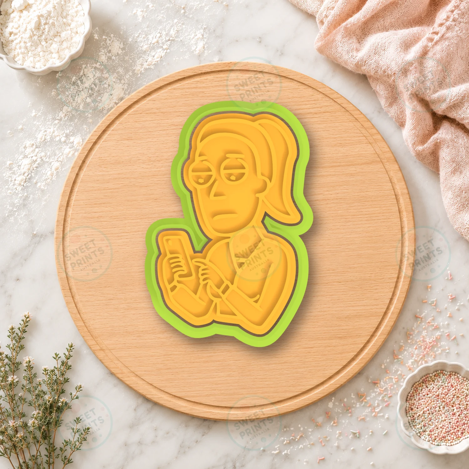 Summer Smith Cookie Cutter & Stamp cookie cutter