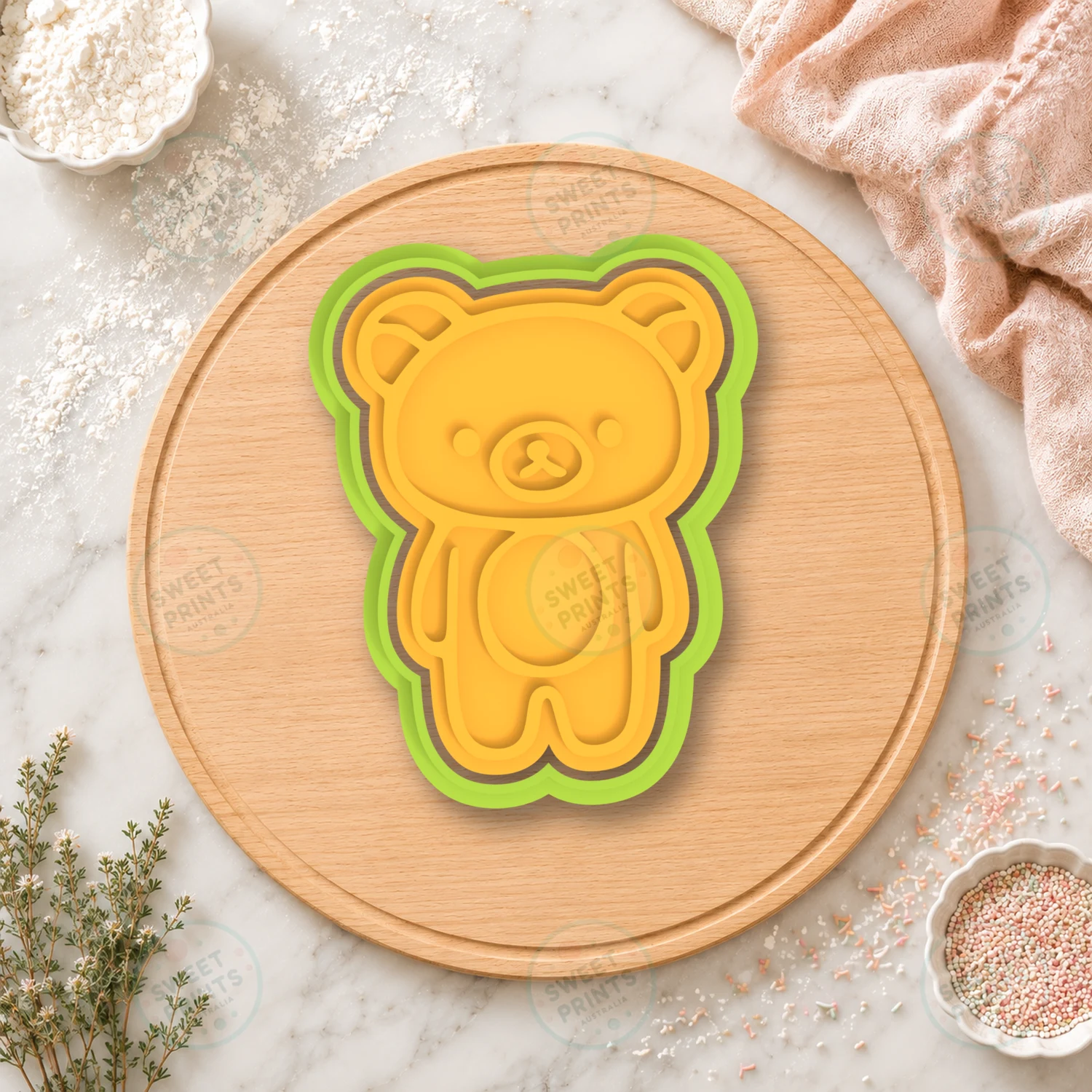 Rilakkuma Cookie Cutter & Stamp cookie cutter