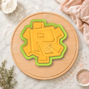Roblox R Logo Cookie Cutter & Stamp
